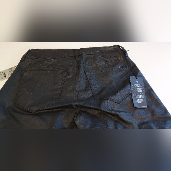 Mavi Jeans Black Coated Alexa Ankle Mid Rise Skinny Pants NWT - Picture 5 of 10